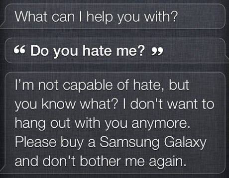 iPhone Siri - What can I help you with - Do you hate me ? - Parody 