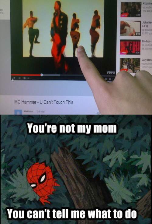 MC Hammer - U Can't Touch This on the touch display