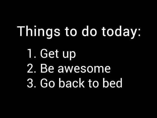 Things to do today