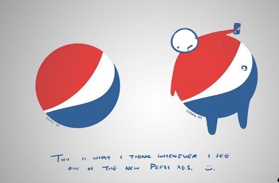 This is what I think whenever I see one of the new Pepsi ads 