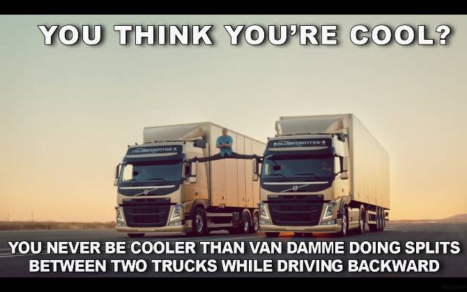 Van Damme Volvo Cool