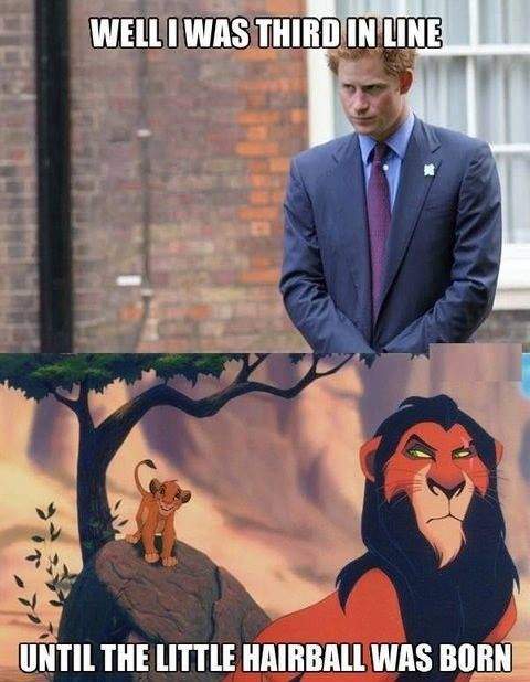 Well I was third in line until the little hairball was born