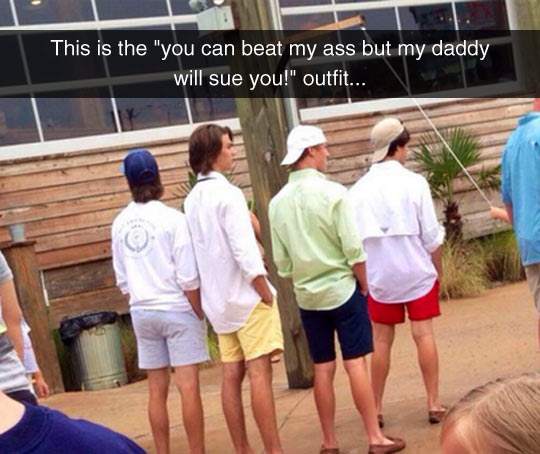 You can beat my ass but my daddy will sue you - Outfit