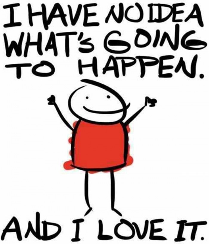 I have no idea whats going to happen.