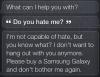 iPhone Siri - What can I help you with - Do you hate me ? - Parody 